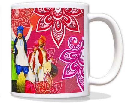 HK Indian Culture Printed Ceramic Coffee Mug Price in India - Buy HK ...