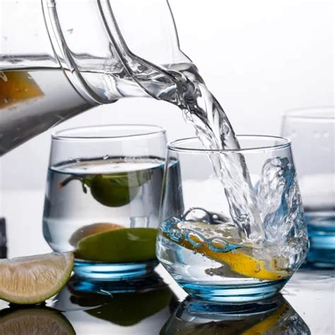 Buy INOVIQUE Aquatic Ice Blue Color Juice Glasses Transparent Tumbler ...