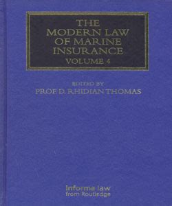 Aditya Books | The Modern Law of Marine Insurance Vol.4