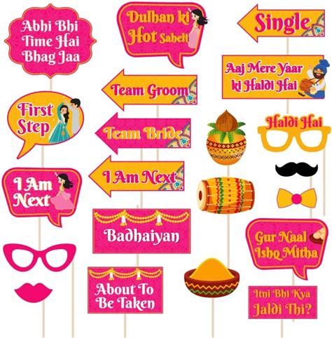 Party Propz Pre Wedding Props for Photoshoot - 18 Pcs Wedding Photo ...