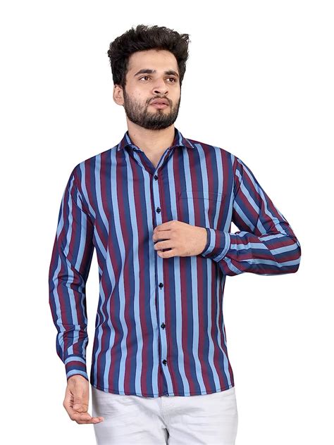 Buy GETCHI Men's Cotton Lining Print Full Sleeve Regular Fit Casual ...