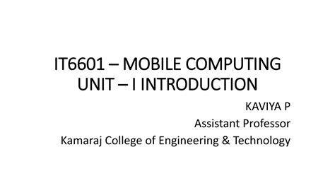 Mobile Computing Unit 1 Revision 的图像结果