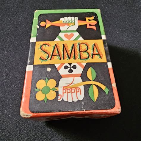 Vintage 1951 Samba Card Game Three Deck Canasta + Instructions ...