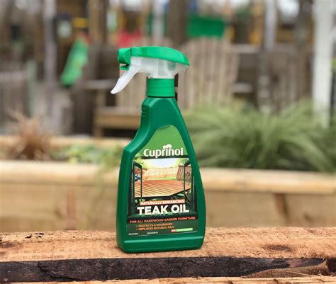 Cuprinol Naturally Enhancing Teak Oil Clear Spray - Woodstoc - Outside ...