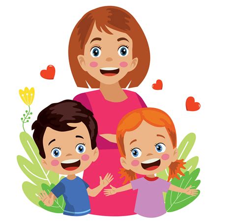 parents and children together family 14831144 Vector Art at Vecteezy