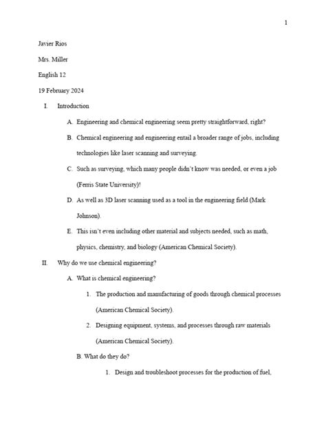 Image result for Sample Paper Outline