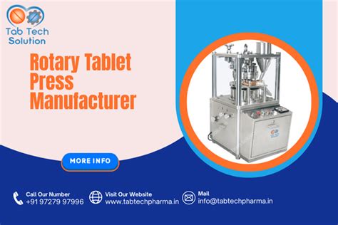 Rotary Tablet Press Manufacturer, Tablet Press Machine India