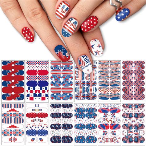 Patriotic Nail Art Designs