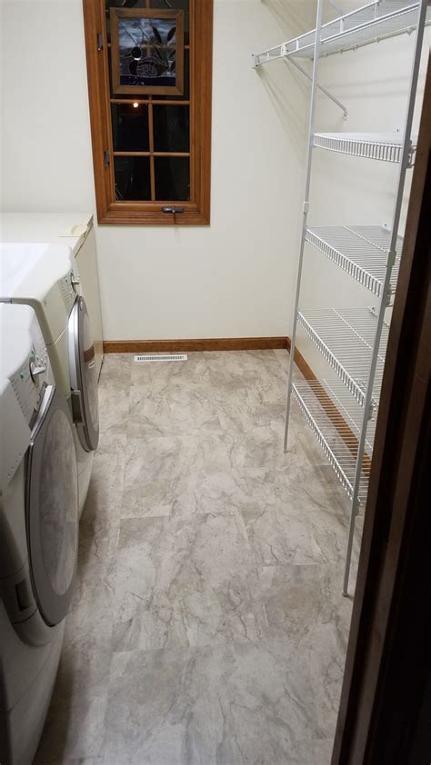 Laundry Room Flooring - Featuring Vinyl Tile Floors