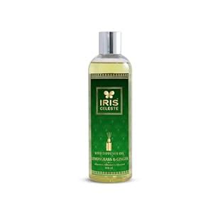 Iris Celeste Reed Diffuser Oil –Lemongrass & Ginger Tea | 500ml Refill ...