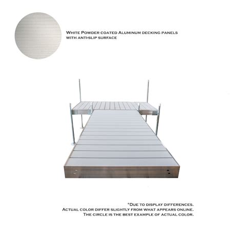 Tommy Docks 12’ T-Shaped Boat Dock System with Aluminum Frame and ...