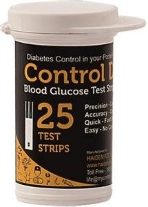 Control D HDCDSTP25 25 Glucometer Strips Price in India - Buy Control D ...