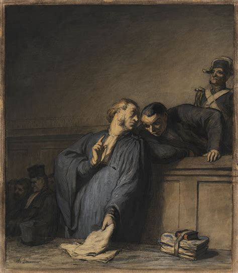 A Criminal Case - Honore Daumier - Lawyer Legal Office Art Painting by ...