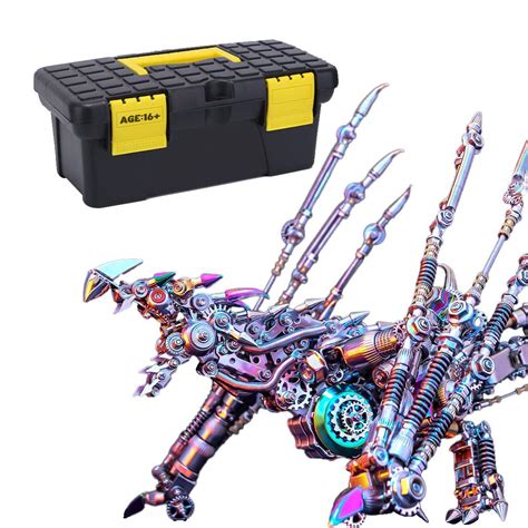 3D Metal Puzzles Intelligential Dragon Model Kit for Adults to Build ...