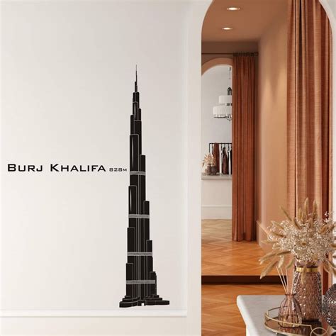 Burj Khalifa Wall Sticker | wall-art.com