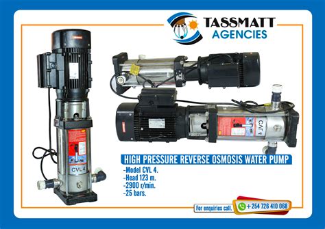 High Pressure Water Pump 2000 lph RO PUMP - Tassmatt Agencies Limited