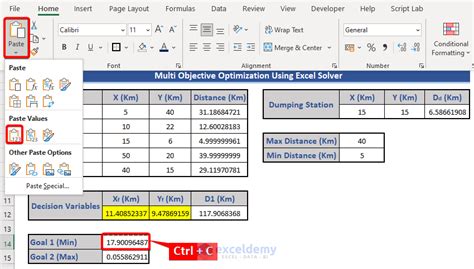 Image result for Multi-Objective Optimization in Excel