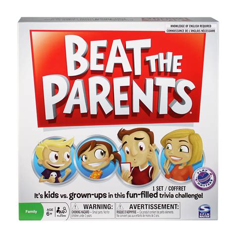Spin Master Beat the Parents Board Game