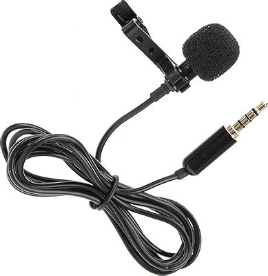 Enraciner Professional Grade Lavalier Lapel Microphone Omnidirectional ...