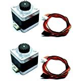Robodo PR17 4.2 kg-cm NEMA 17 Stepper Motor 4 Wire Bipolar for CNC or ...
