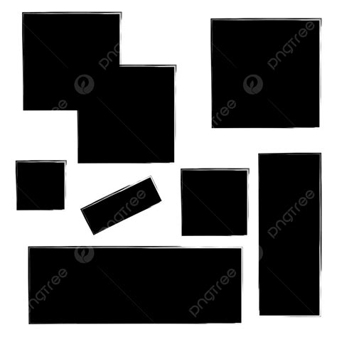 Grunge Rectangles Box Square Rectangle, Rectangles, Shape, Banner PNG ...