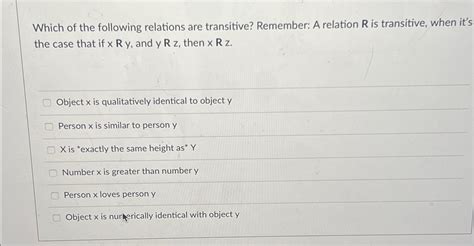 Transitive Relation Example 的图像结果
