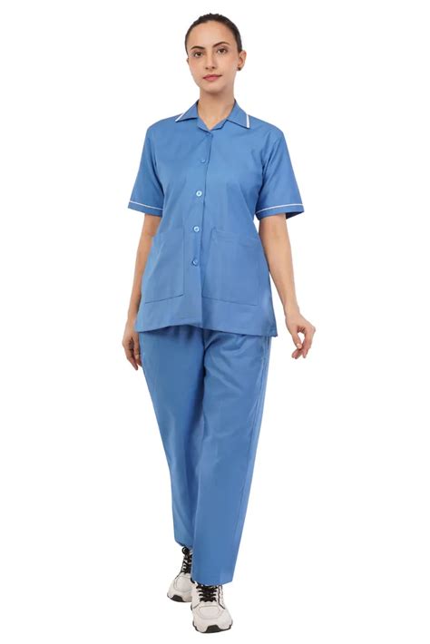Womens Staff Uniform SkyBlue | GoldenGown