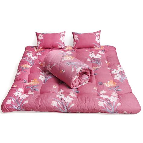 NEXTGO Foldable Cotton Bad Mattress for Sleeping Travel Friendly Medium ...