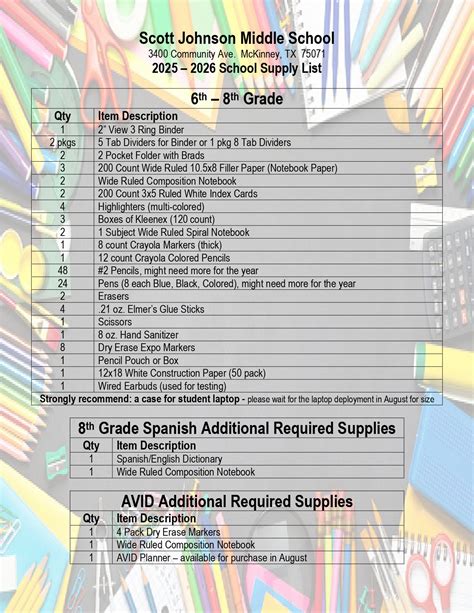 SJMS Welcome Back - Lots of Great info! | Scott Johnson Middle School