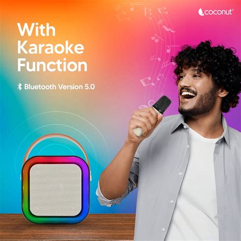 BILLY, RGB Karaoke Speaker with Wireless Mic