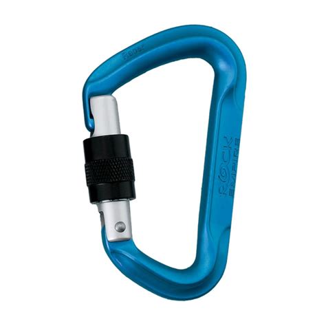 Rock Empire Racer S Carabiner with Screw Lock - Blue ...