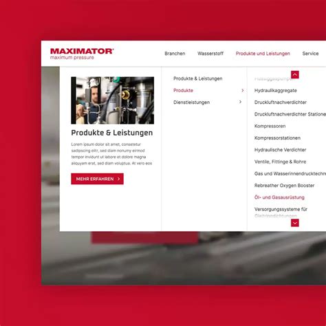 Modernes B2B Webdesign für die MAXIMATOR GmbH | dotflow®