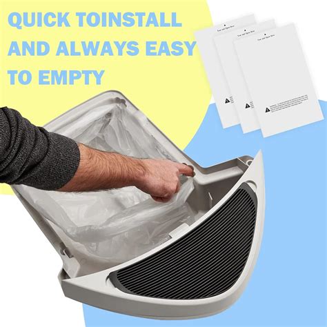 Buy 150 Pack Waste Drawer Liners Compatible with All Litter Robot ...