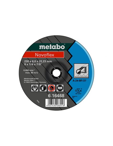 NOVOFLEX 230x6,0x22,23 acero | CAJA 10 UNID
