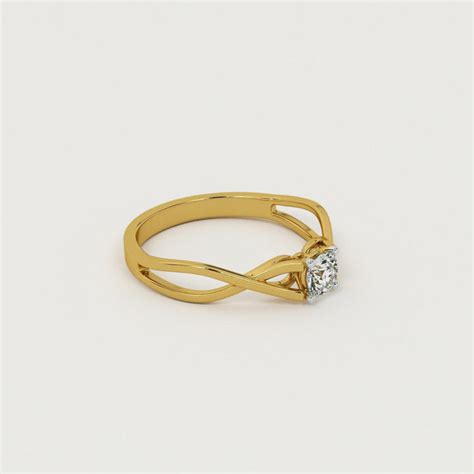 Infinity Weave 9KT Gold Laboratory Grown Diamond Ring – PALMONAS