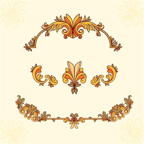 Hand drawn art nouveau frame | Free Vector