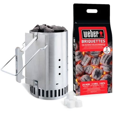 Weber 17631 Rapidfire Chimney Starter Set (17631) - BBQ World