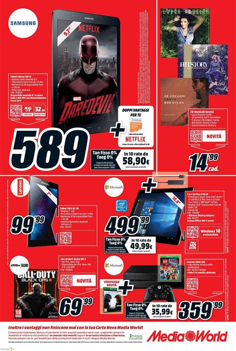 Media World lancia un nuovo volantino con tanti Android, valido fino al ...