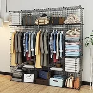 G-KAMP JAPAN® Multipurpose Waterproof Wardrobe Metallic Wire Storage ...