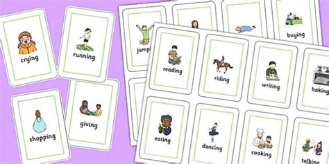 Two Syllable Final 'ng' Sound Playing Cards (teacher made)