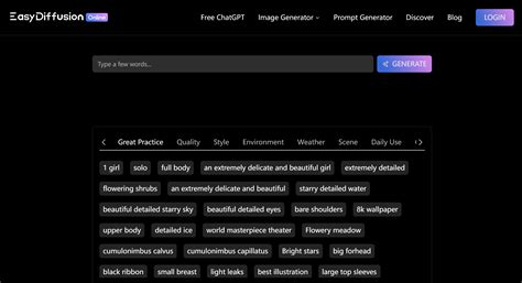 Easy Diffusion Experiments 的图像结果