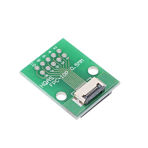 uxcell FFC FPC 10 Pin 0.5mm Pitch to DIP 1.0mm PCB Converter Board ...