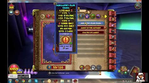wizard101 morganthe's dark charm (Fire amulet) - YouTube