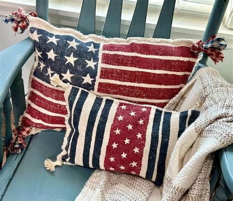 Patriotic Tassel Pillows from TJ Maxx Placemats