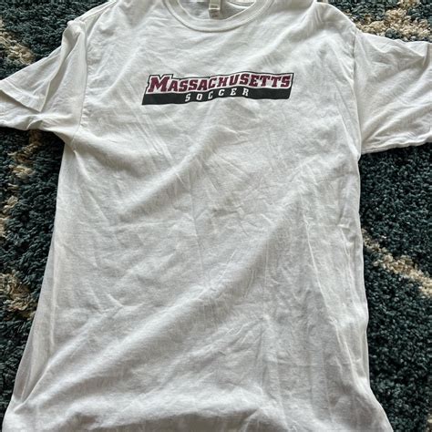 - UMASS Amherst Soccer Shirt - Size Large | Depop