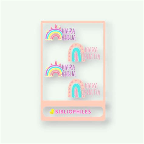 Transparent Waterproof Labels – Bibliophiles
