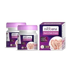 Nibbana Heel & Sole Cream, 25ml - Pack of 2 | Herbal Foot Cream for ...