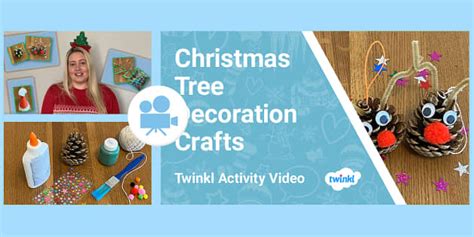 KS1 (Ages 5-7) Activity Video: Christmas Tree Crafts