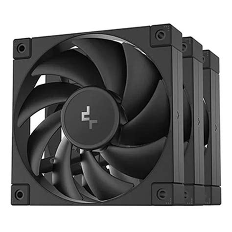 Buy DEEPCOOL FD12 Non-RGB Cabinet Fan (Black) (Triple Pack) | EliteHubs.com
