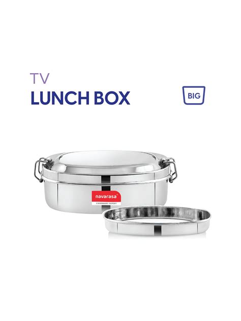 Navarasa Food Pack | TV Lunch Box | Stainless Steel | Big ...